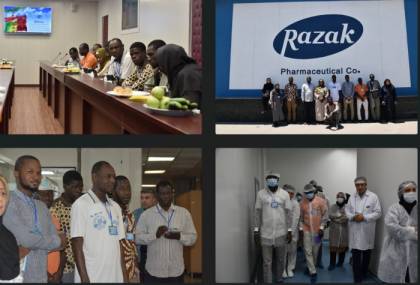 بازدید کارآموزان کشور آفریقایی «مالی» از لابراتوارهای رازک